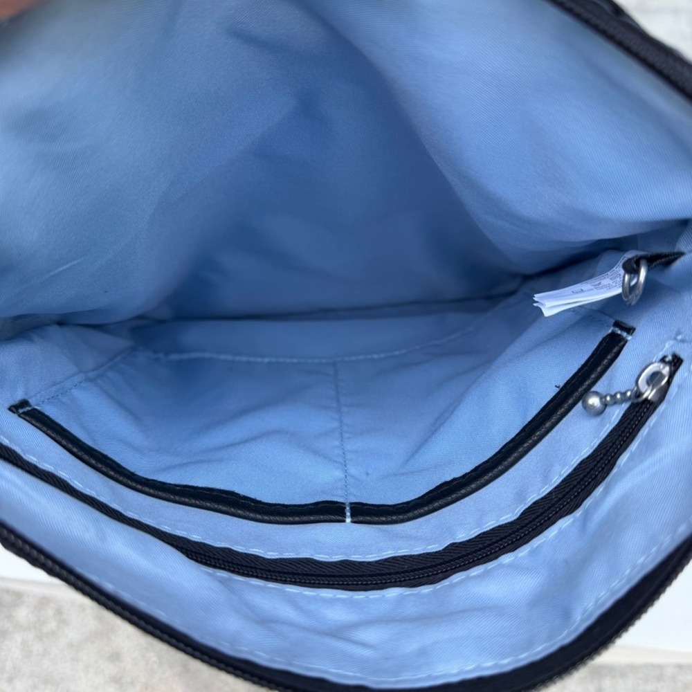 CHECK BACK SEAM Baggallini Go Bagg in the Midnight Blossom - Picture 6 of 8